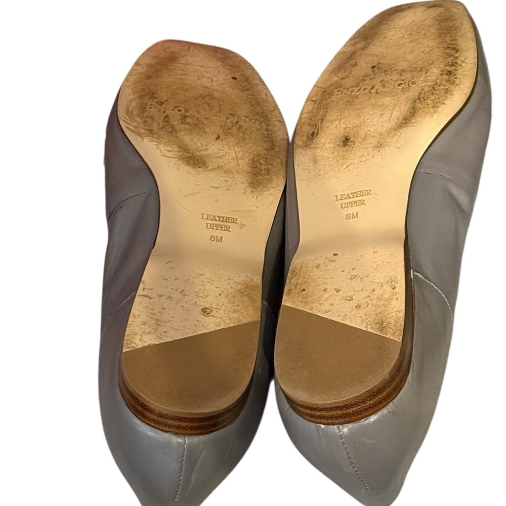 Enzo Angiolini Leather Tassel Loafer Flats Size 8M - Picture 7 of 8